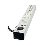 Intermatic IG2012B153 Metal Surge Strip with Six Specification Grade Outlets with 15-Foot Cord, Ivor
