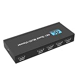 4Kマルチビューワ シームレスクアッドスクリーン リアルタイムビューワ スプリッタ HDMIスイッチャー HDMIマルチビューワ スイッチ 4x1