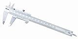 Starrett 125MEA-6/150 Vernier Caliper, Stainless Steel, 0-6/0-150mm Range, 0.001/0.02mm Resolution b