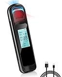 FERRISA アルコールチェッカー 業務用 USB充電式 [ アルコール検知器 国家公安委員会認定 ]非接触式 高精度センサー アルコール