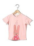 HusHusH(Kids)(ハッシュアッシュ(キッズ))ビックダモン Tシャツ ベビーピンク(071) 80(80cm)