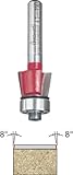 Freud 41-110 8-Degree Two Flute Bevel Trim Router Bit with 1/4-Inch Shank by Freud