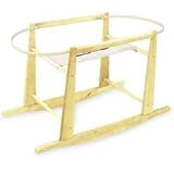 Rocking Moses Basket Stand Natural by Jolly Jumper [並行輸入品]