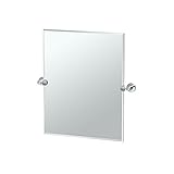 Gatco 4639SM Glam Small Rectangle Mirror, Chrome [並行輸入品]