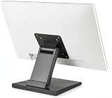 WEARSON 調節可能な液晶テレビスタンド 折りたたみ式メタルモニターデスクスタンド VESA穴付き 75x75mm&100x100mm (WS-03A2)