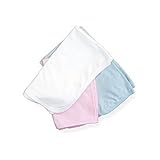 Baby Jay 100 %コットンReceiving Blanket inブルー、ピンクまたはホワイトBoy Girl カラー: ピンク