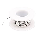 uxcell ニクロム線 ヒーター線 15M 0.15x0.8mmヒーターエレメント用 ニクロム フラット