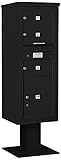 Salsbury Industries 3413s-03blk 4 C Pedestalメールボックス、ブラック