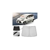 LIMSTYLE トヨタ 新型シエンタ 3代目 10系 サンシェード フロントガラス用 SIENTA 10系 マルチサンシェード MXPL10G MXPL15G MXPC10G型 遮光 断熱 シェード カーテン R4.8～現行 日除け UVカット 車中泊 しなやか スポーティ タイプ ドット柄 収納袋付 アクセサリー 内装パーツ 車種専用 取付簡単 メーカー直営