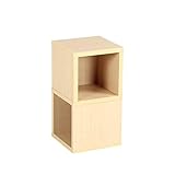 arne 壁掛け棚 ウォールラック シェルフ 2段 Sサイズ Wall Rack Cube S-2 ナチュラル