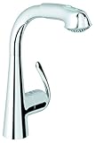 グローエ(GROHE) LADYLUX PLUS レディラックスプラス シングルレバーキッチン混合栓 31097000 + 水栓クロス (グローエジャパン公式・ 日本規格適合品)