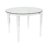 アクリルテーブル アクリル ガラステーブル 大 丸テーブル ラウンドテーブル センターテーブル ガラスデスク クリア 無色透明 インテリア 家具 アクリル樹脂 強化ガラス テーブル デスク リビング ダイニング 机 装飾 シンプル おしゃれ