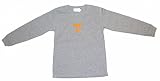 NCAA Officially Licensedテネシーボランティアグレー刺繍長袖Tシャツ L