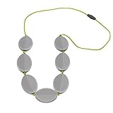 Jellystone Caru Necklace, Just Grey with Lime Aid cord [並行輸入品]