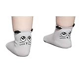 ノンスリップ新生児幼児靴下3脚暖かいノンスキッドストッキング赤ちゃんの誕生日の贈り物-A04