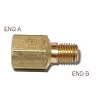 1 / 8 " Female BSPT to 1 / 8 " Male NPTカップリング真鍮パイプ継手ゲージ