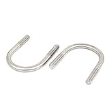 51ミリメートルのパイプ径M10ラウンドベンドU-ボルト留め具2個