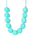 Silli Me Jewels: "Lucky Dice" - Teething Necklace with Cube-shaped Beads for Mom to Wear and Baby to