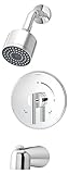 Symmons 3502-CYL-B-TRM Dia Tub/Shower Trim with Lever Handle, Chrome [並行輸入品]