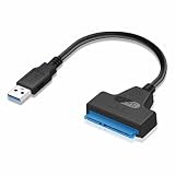 FineGood SATA USB変換アダプター 2.5/3.5インチSSD /HDD用 SA TAケーブル コンバーター 5Gbps 高速転送 SATA USB3.0 コンバーター USB3.0 2TB SSD/HDD 外付け 変換 コネクタ ハードディスク ポータブル変換ケーブル Windows/Mac OS 両対応