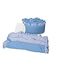 Baby Doll Bedding Regal Cradle Bedding Set, Blue by BabyDoll Bedding