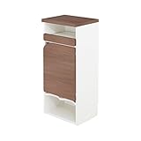 【地球家具】 おむつストッカー 【日本製】 ３color [おしゃれで使い勝手抜群！] [収納力UP！] キッズ ベビー マタニティ 出産祝い 【完成品】 (ブラウン)