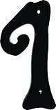 Atlas Homewares SCN1M-BL Scroll Black 4-Inch No.1 Pull [並行輸入品]