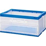 カウネット 長側扉付き折りたたみ コンテナ 75L×10