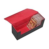 sezu マグネットローダー ケース デッキケース トレカケース マグネットローダー用 35枚 収納 マグネットローダー セット カードコレクション トレカ トレーディングカード 大容量 マグネットローダー専用 (レッド)