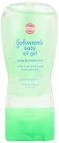 Johnsons Baby Oil Gel Aloe & Vitamin-E 6.5oz (6 Pack) by Johnson's