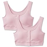 前あきブラジャー ラクブラ ノンワイヤー 挿入パッド付 【着脱しやすい】 術後 入院 乳がん セルフェア CI4055