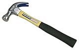 Vaughan FS13 13-Ounce Full Octagon Curved Claw Hammer, Full Polished Head, Fiberglass Handle, 12 1/2