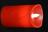 12.5cm Reality Dancing Wax Wavy Candle W/timer - Red