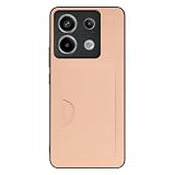 LOOF SKIN SLIM-SLOT レザー カード収納 スマホケース for Xiaomi Redmi Note 13 Pro 5G 用 ケース カバー 背面 ストラップホール カードポケット シンプル 耐衝撃 薄型 軽量 leather [アンバーローズ]