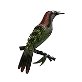 F Fityle 壁アートハンド　ハンギング　庭　鳥の像　人工小鳥　現実的　実物そっくり　　素晴らしい