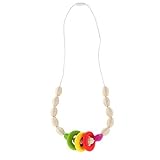 Kitdine Circle Shape Baby Teething Necklace for Mom and Baby-BPA Free,Dishwasher Safe,Best Teething 