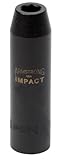 Armstrong 20-238 1/2-Inch Drive 6 Point 1-3/16-Inch Deep Impact Socket by Apex Tool Group
