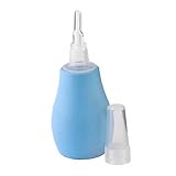 ノーブランド品 2個　ベビー　幼児　鼻クリーナー　アスピレーター　鼻粘液　鼻吸い器　鼻みず取り器　鼻水吸引器　2色選べる - ブルー