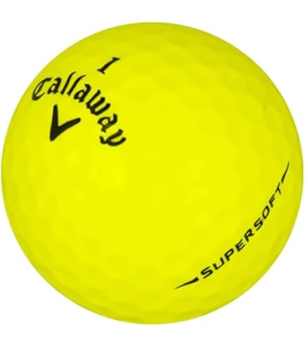 Amazon.co.jp: Callaway Supersoftイエロー36パックゴルフボールミント