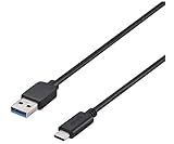 ＢＵＦＦＡＬＯ ＵＳＢ３．２ Ｇｅｎ１ ケーブル Ａ－Ｃ １．５ｍ ブラック BU3AC15BK