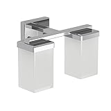 Moen yb8862 90度12 " wide 2ライトリバーシブル浴室洗面化粧台ライト器具、 YB8862CH 1