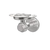 Allied Brass 926G-SCH Toothbrush/Tumbler Holder, Satin Chrome [並行輸入品]
