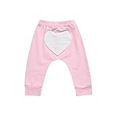 Tovadoo 子供服 ベビー服 女の子 ズボン ハーレムパンツ パジャマ 秋冬 ハート柄 ソフト キュート ベーシック 保育園 旅行 プレゼント
