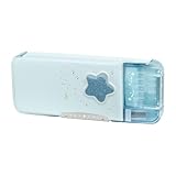 ソニック 筆箱 えんぴつチェック 両面筆入 ラメプリケ うかサポ リアナティアラ ライトブルー FD-1046-LB