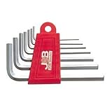 （まとめ）標準サイズ六角棒スパナセット 【7本組×5セット】 ジョブマスター JHW-107S