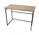 デスク　幅100×奥行55cm　シンプルデスク (ブラック)