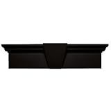 Buildersエッジ060010933002 33 5 / 8 " x 9 "フラットパネルウィンドウヘッダー002、ブラック