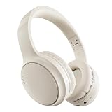 SITOAT Bluetooth ヘッドホン ワイヤレスヘッドホン ANC アクティブノイズキャンセリング オーバーイヤー ヘッドフォン 60時間使用 僅か180g 軽量設計 密閉型 HIFI重低音 音漏れ防止 マイク内蔵 折りたたみ 有線 無線 両用 通話 音楽 動画 語学勉強 ゲーミング 人気 ギフト誕生日 プレゼント Bluetooth 5.4 日本語説明書 （アイボリー）