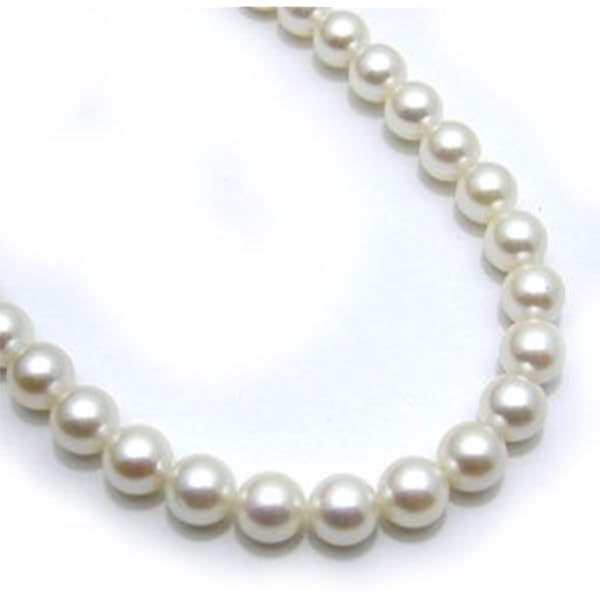 Amazon | アコヤ本真珠 パール2点セット(ネックレス イヤリング)7.0