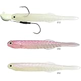 Amazon イッセイ 海太郎カタクチワームセット太刀魚 14g 012グロー 一誠 ルアー